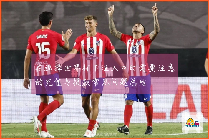 在选择世界杯下注入口时需要注意的充值与提款常见问题总结
